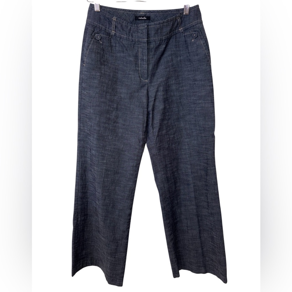 Rafaella Women’s sz10 Wide Leg Career Pants Stretch